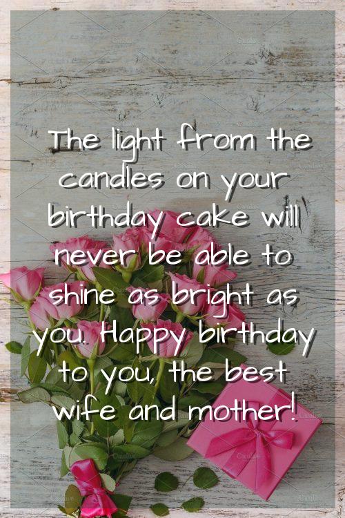 birthday message for wife with love